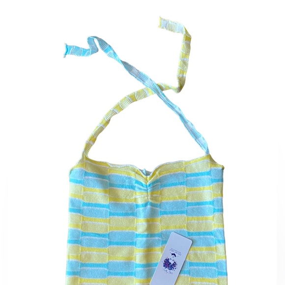 gimaguas knit halter top color block - Picture 2 of 3